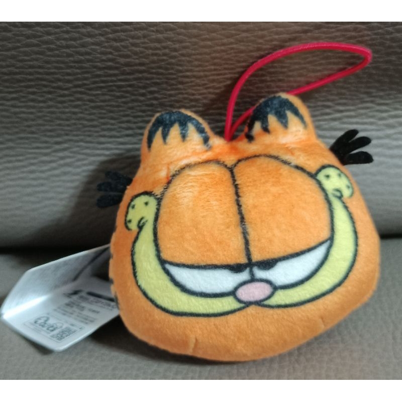 * 日本 Garfield 加菲貓 大頭 造型 玩偶 娃娃 吊飾