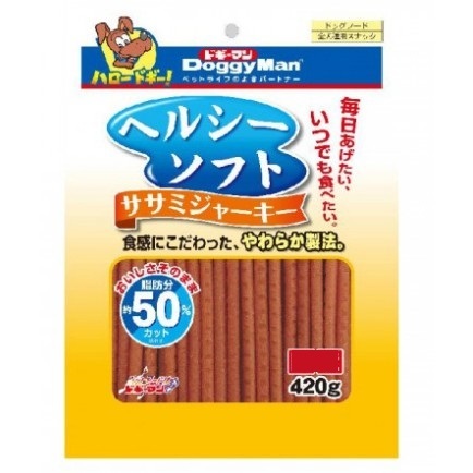 DoggyMan 犬用健康低脂軟雞肉&amp;牛肉條/低脂短切軟雞肉條  420g