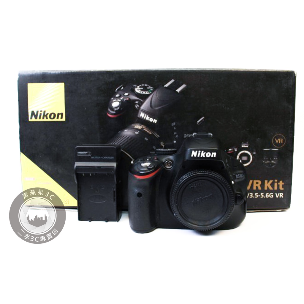 【台南橙市3C】Nikon D5100 單機身 二手 APS-C 單眼相機 快門次數367xx次 #85487