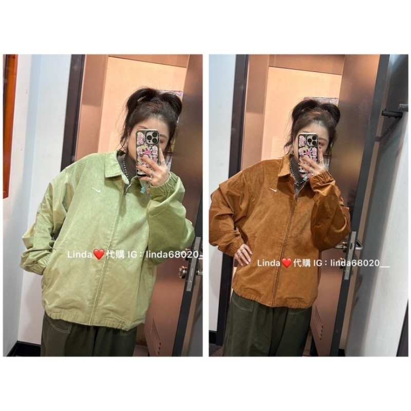 Linda❤️代購 ⚠️ NIke 夾克 綠色 咖啡色 燈芯絨 外套 襯衫 男款 運動  DX9071-386 270