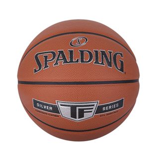SPALDING 斯伯丁 籃球 SP TF銀色 合成皮 7號 SPA76859 (附簡易球網)