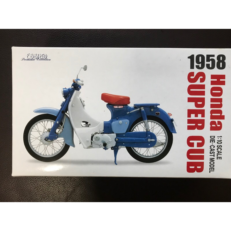 EBBRO 絕版合金模型 Honda 初代Super Cub 1/10 本田小狼