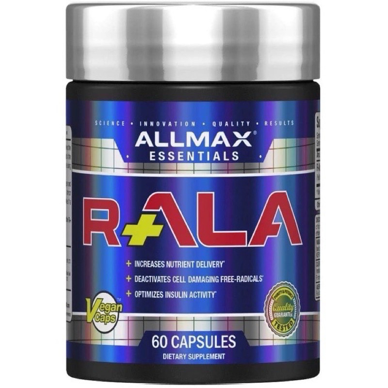 硫辛酸 ALLMAX R+ALA 60顆 右旋 高吸收 蛋白質 合成 吸收 代購