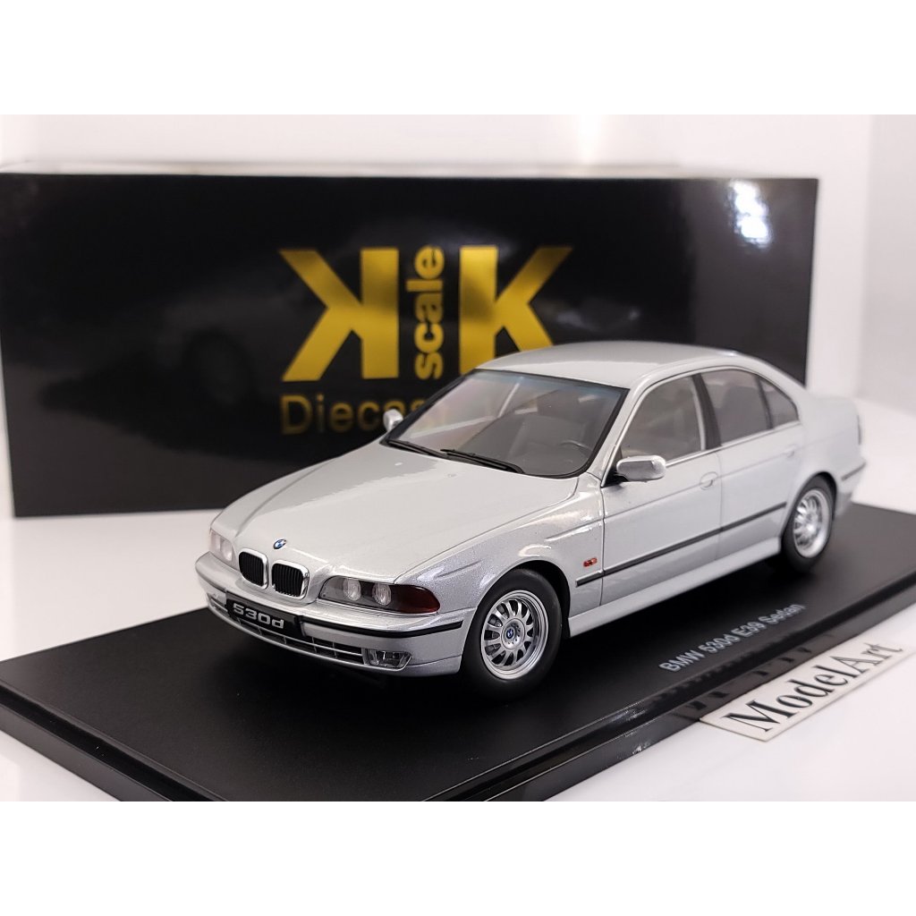 【模型車藝】1/18 KK-Scale BMW E39 530d Sedan 1995 銀 限量『現貨特惠』
