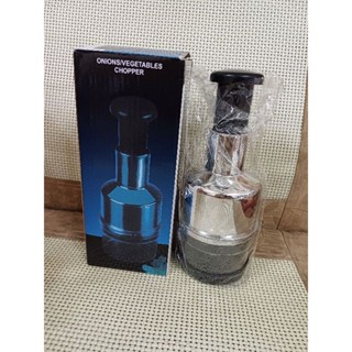 3FF007-25 全新 手壓式不鏽鋼 洋蔥切碎器 切蒜辣椒器 絞碎器