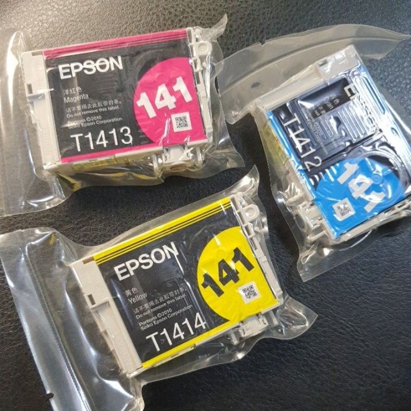 EPSON  141彩色墨水夾 原廠 過期 T1412 T1413 T1414
