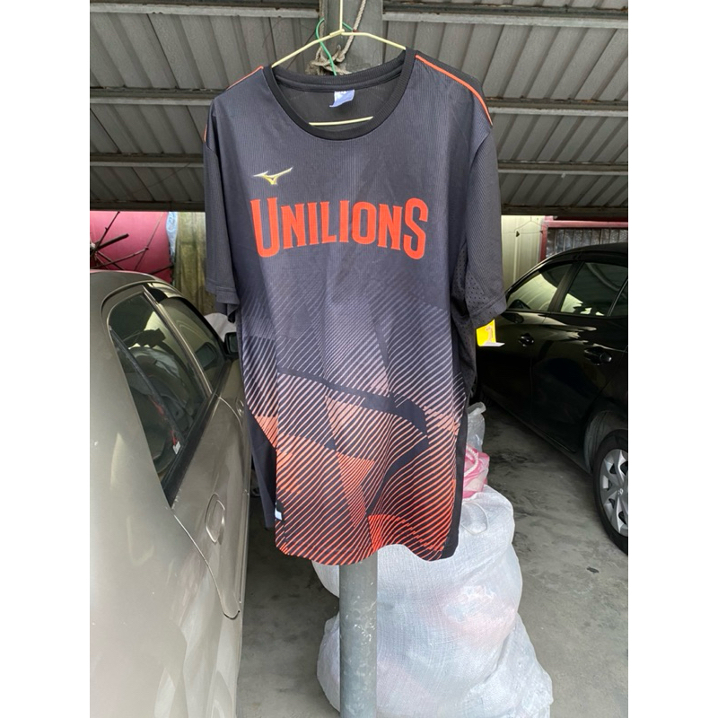 MIZUNO 美津濃 正版CPBL 中華職棒統一獅 UNLIONS運動機能短袖上衣