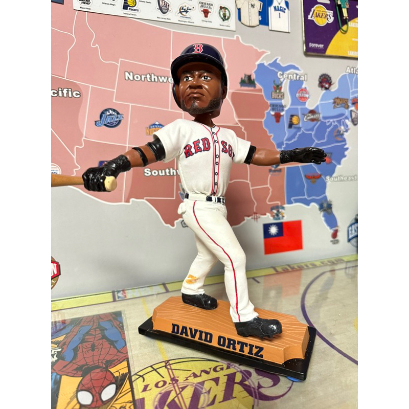 MLB公仔 波士頓紅襪隊 David Ortiz 歐提茲 老爹 搖頭娃娃 全新含盒 FOCO 全球限量