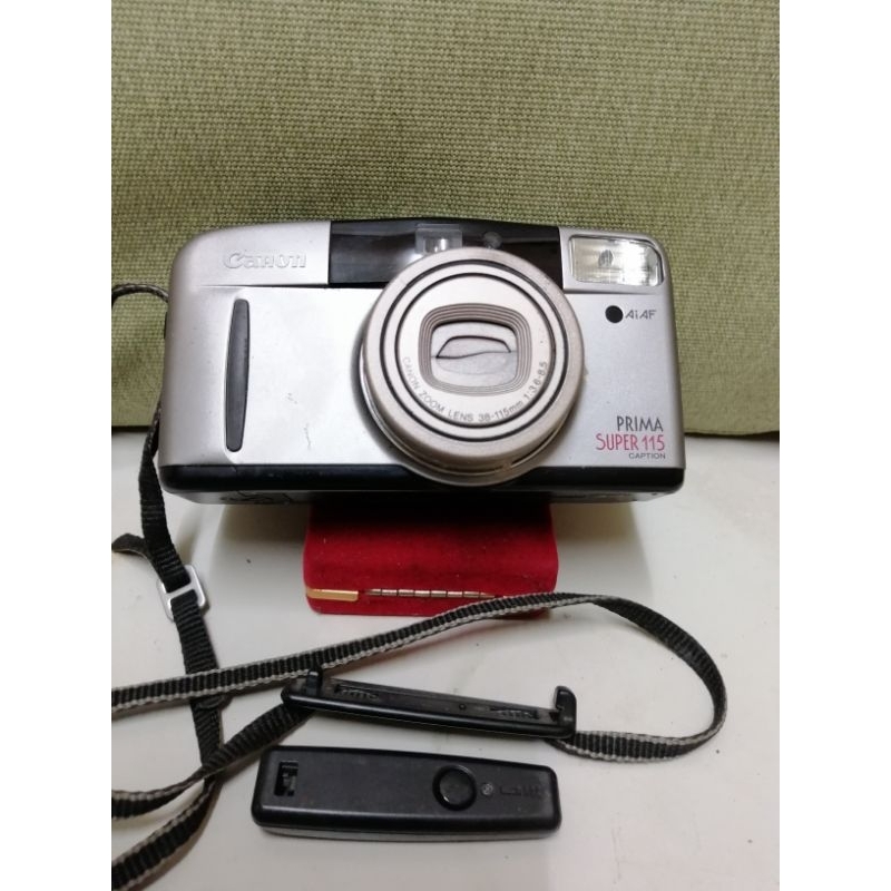 Canon PRIMA SUPER115/中古底片相機/8成新付皮套