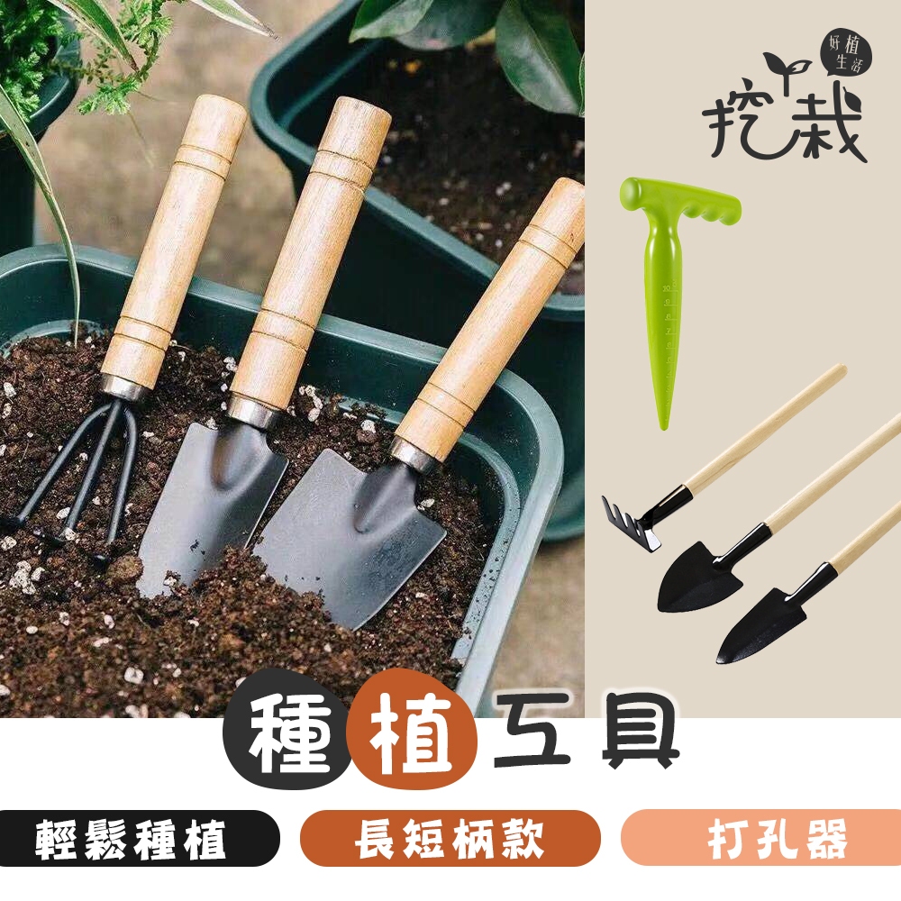 現貨 新手種植工具【多肉種植】GDL0025▸耙子▸鏟子▸鐵鍬▸鐵鏟▸鐵耙▸鬆土工具▸鬆土工具▸迷你園藝工具組