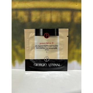 Giorgio Armani 亞曼尼 超持妝絲絨水慕斯粉底 SPF20 #3 1ml