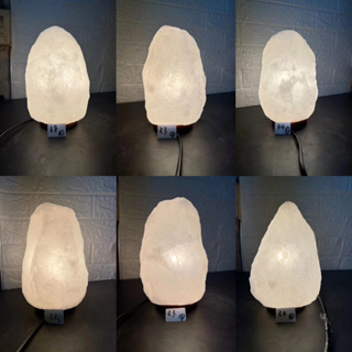 白 鹽燈 2-5kg 實拍 喜馬拉雅山 白玉鹽燈 命理師指定招財黃光 吸金能量加倍
