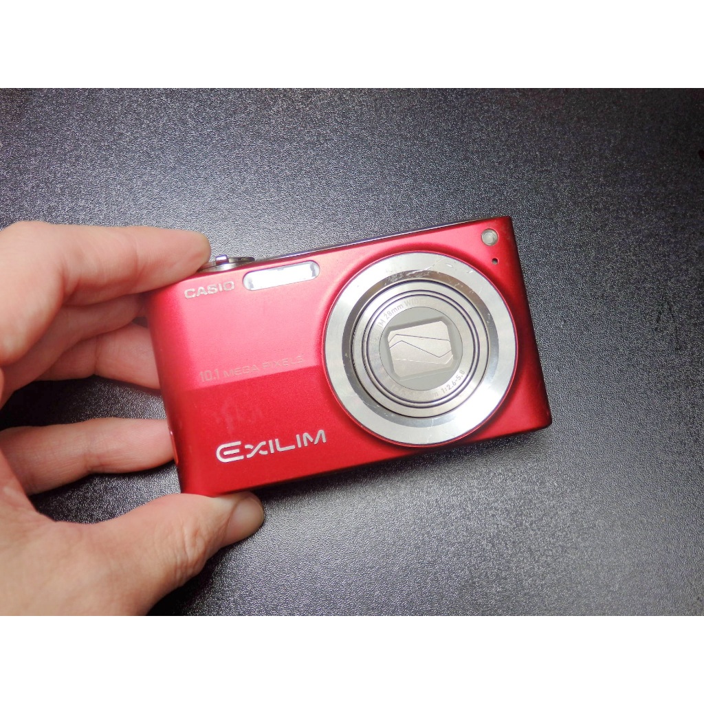 &lt;&lt;老數位相機&gt;&gt;CASIO EXILIM EX-Z200 (CCD / 廣角變焦鏡頭 / 防手震 / 紅色 )