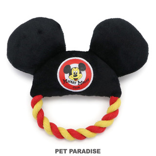 貝果貝果 日本PET PARADISE 代理 Disney 米奇 結繩啾啾玩具【T4439】