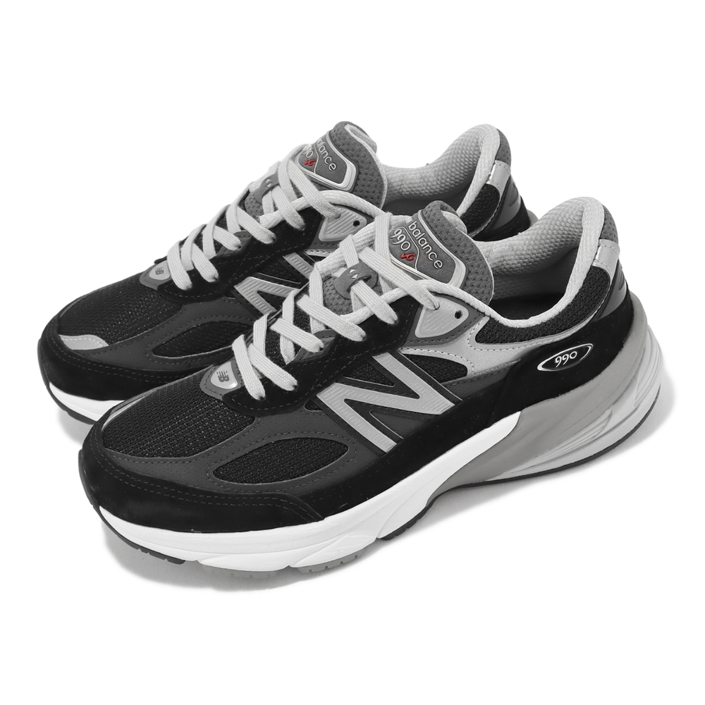 New Balance 女款 黑 銀 美製 麂皮 反光 復古 女休閒鞋 W990BK6D Sneakers542