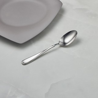 (總經銷現貨) 日本山崎金屬 - FLORA系列 - 不鏽鋼湯匙 (179mm)