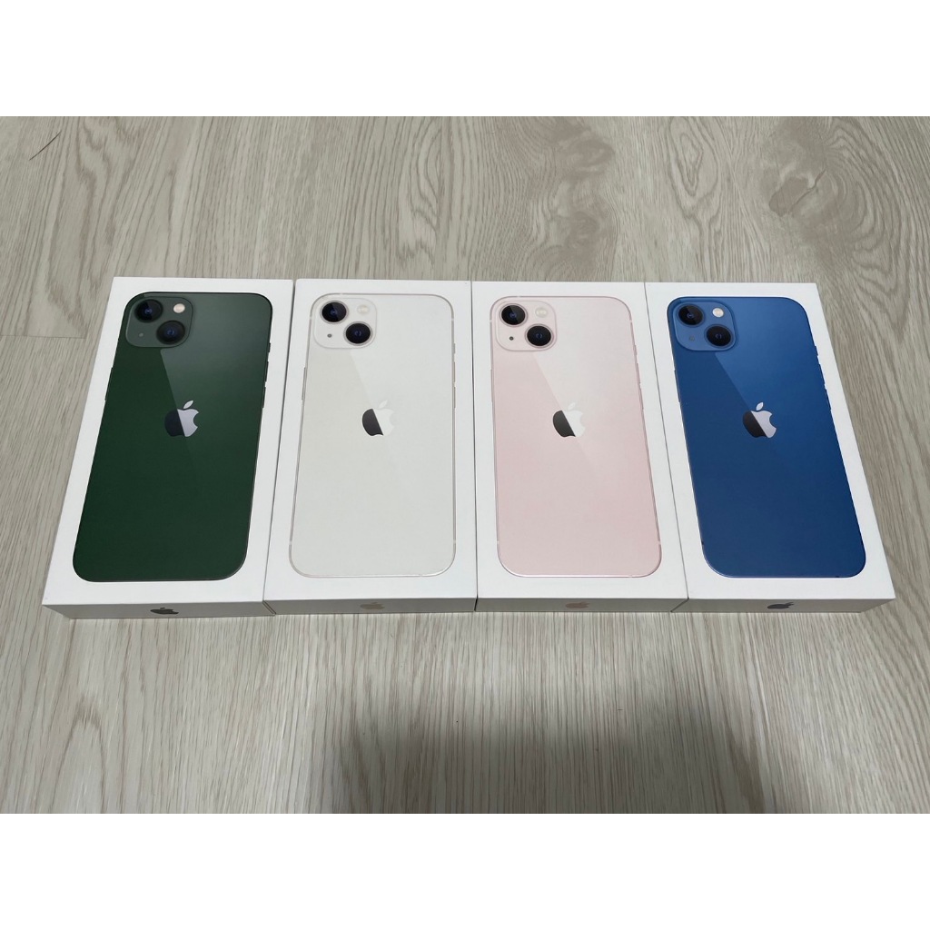 【J30 】台版 台灣公司貨 全新未拆封 iphone13 256G iphone 13 256g 綠色白色粉色藍色
