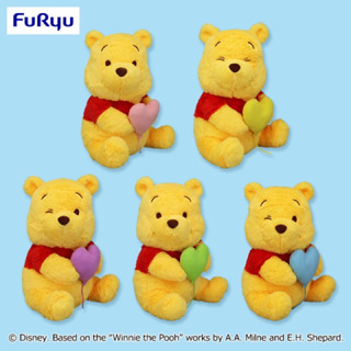 小熊維尼 抱氣球 日本 娃娃 玩偶 the Pooh 超柔軟 日本空運 FuRyu 景品 收藏 禮物 情人節 女友最愛