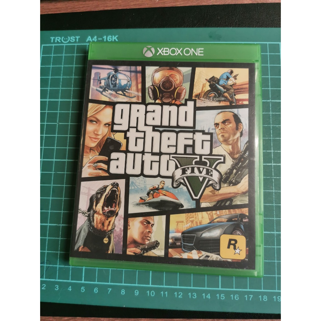 無傷 盒裝完整 地圖皆在 XBOX ONE GTA5 中文版 中英文版