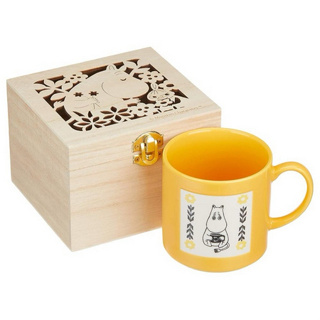 正版🐰 日本 MOOMIN 嚕嚕米 陶瓷馬克杯附造型木盒 陶瓷杯 馬克杯 咖啡杯 單耳杯 飲料杯 杯子 水杯
