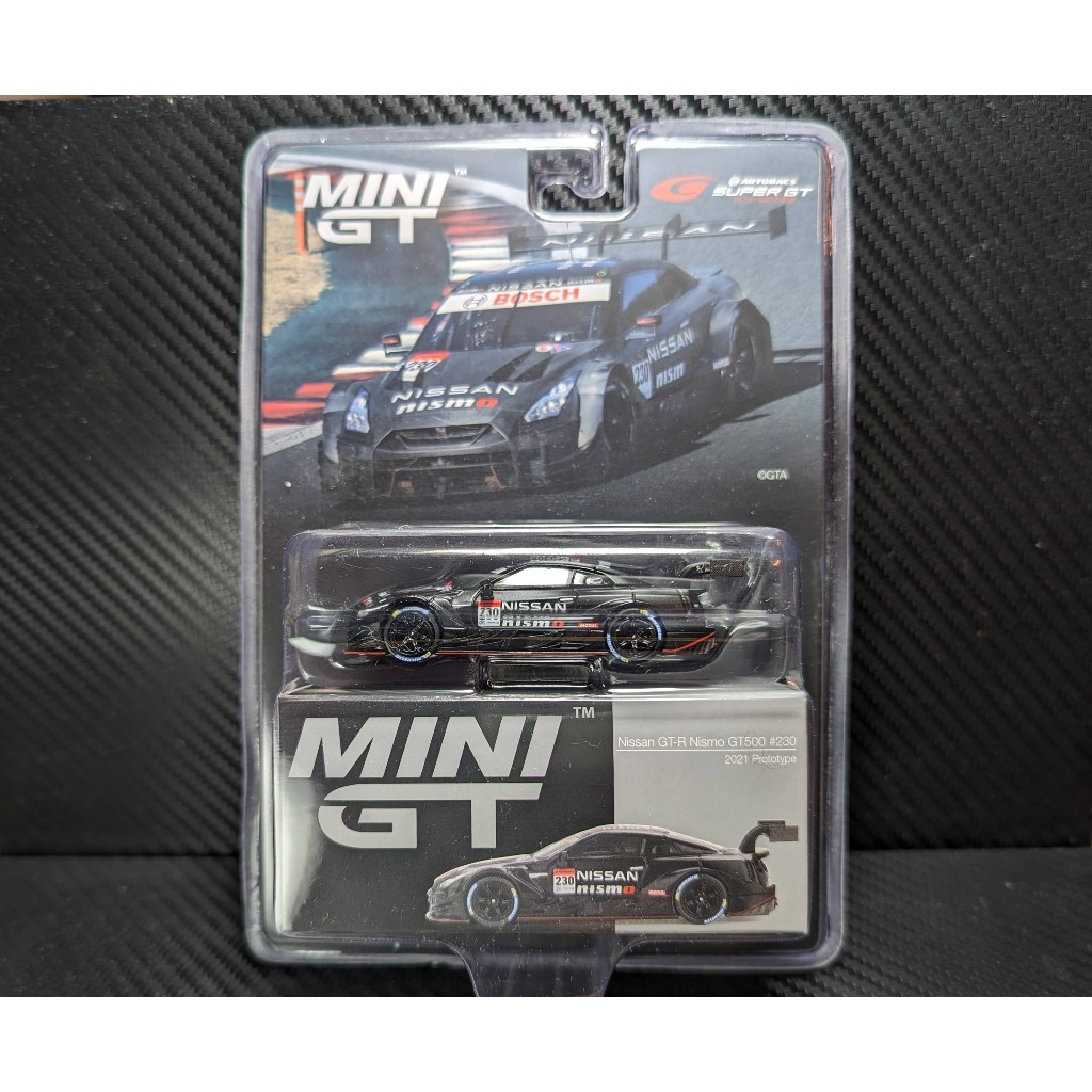 MINI GT MiniGT #594 Nissan GT-R Nismo GT500 2021測試車 R35 消光黑