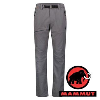 【MAMMUT 長毛象】Yadkin2.0男防潑水保暖軟殼長褲『鋼鐵灰』1021-01230
