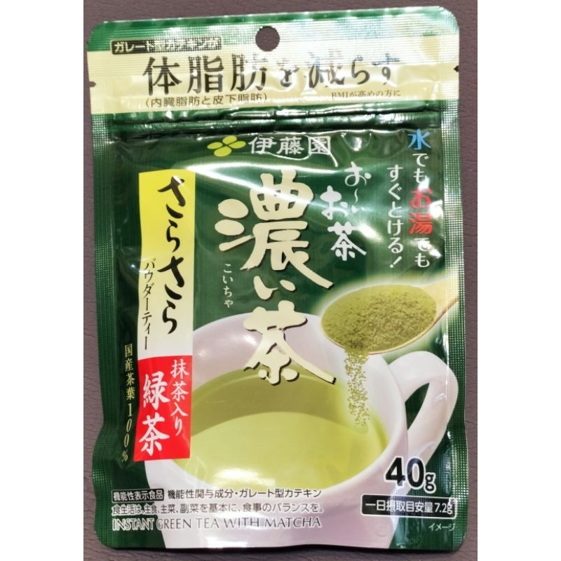 日本 伊藤園 濃茶 40g 80g