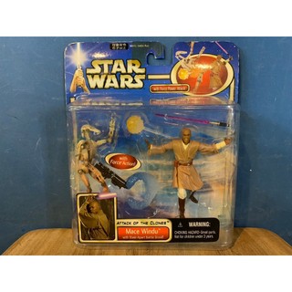 孩之寶 STAR WARS 星際大戰 MACE WINDU 魅使雲度 吊卡