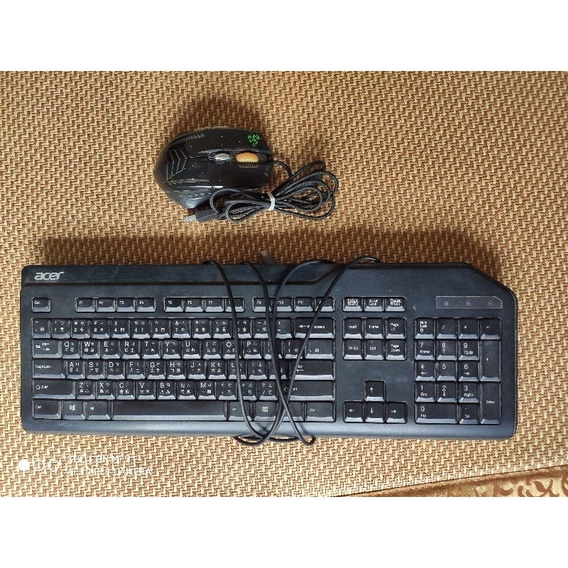 acer 宏基 套裝機 原廠鍵盤 KB-0759 PS2接頭+廣寰KWORLD KCG200  滑鼠