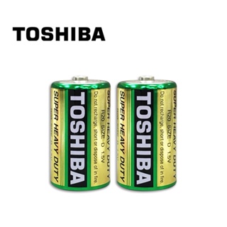 【碳鋅電池】TOSHIBA 東芝 環保1號電池 2入 東芝1號電池 碳鋅電池 碳鋅1號電池