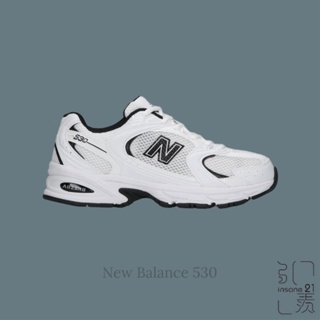 NEW BALANCE 530 白黑 配色 復古休閒鞋 老爹鞋 MR530EWB【Insane-21】