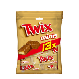 TWIX特趣迷你焦糖夾心巧克力(130g)