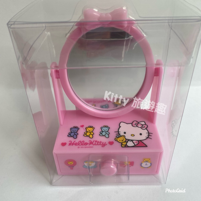 [Kitty 旅遊趣] Hello Kitty 迷你立鏡 化妝鏡 凱蒂貓 鏡子 小鏡子 擺飾 美樂蒂 雙子星