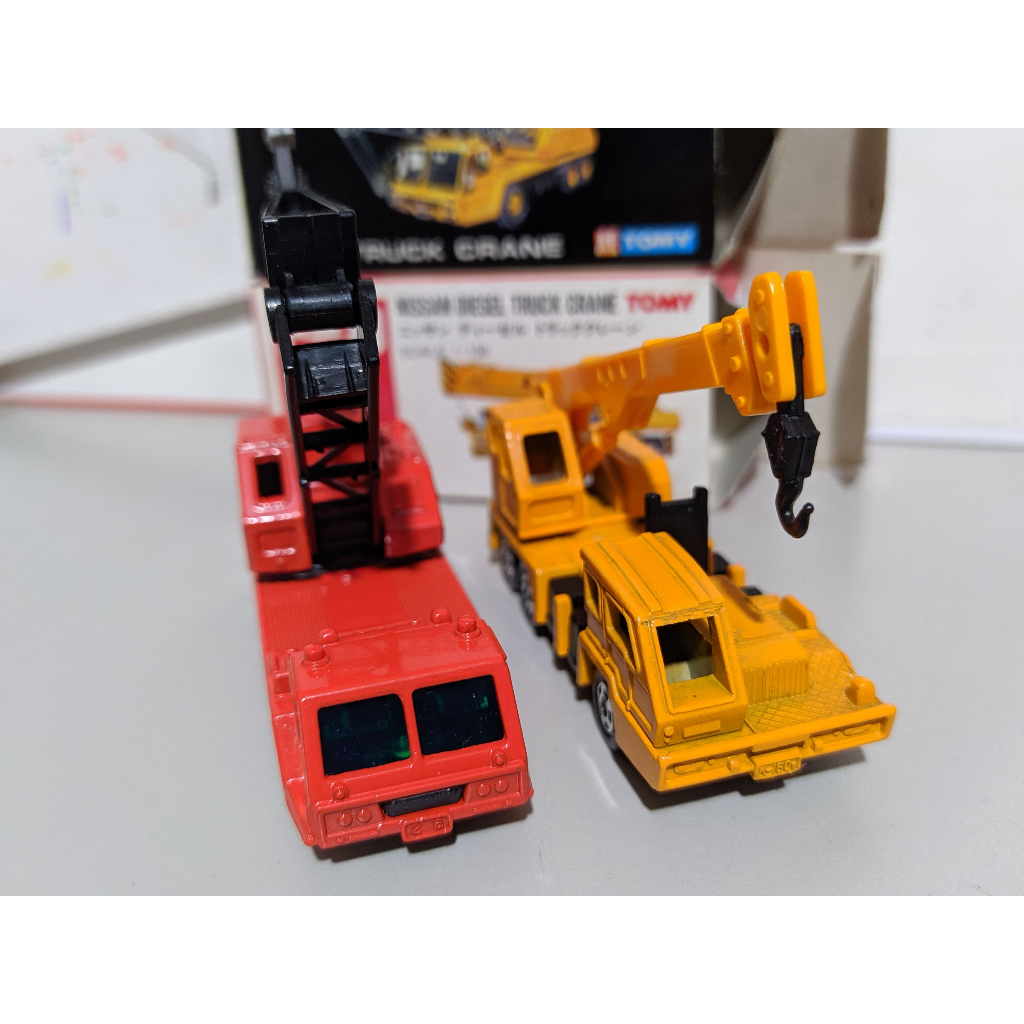 多美 tomy tomica 66 fuso Truck Crane 72 Diesel 吊車 日本製 紅盒 日製 黑盒