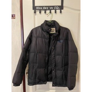 二手Levi’s羽絨保暖防風藍色logo外套S號