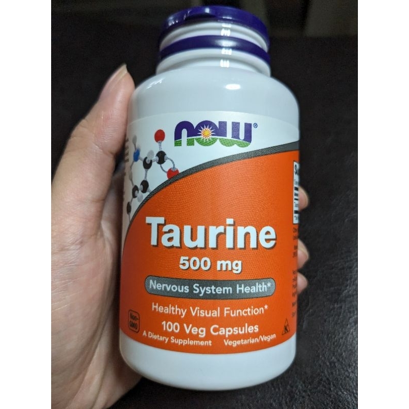 Now貓咪牛磺酸/Taurine/500mg/100顆