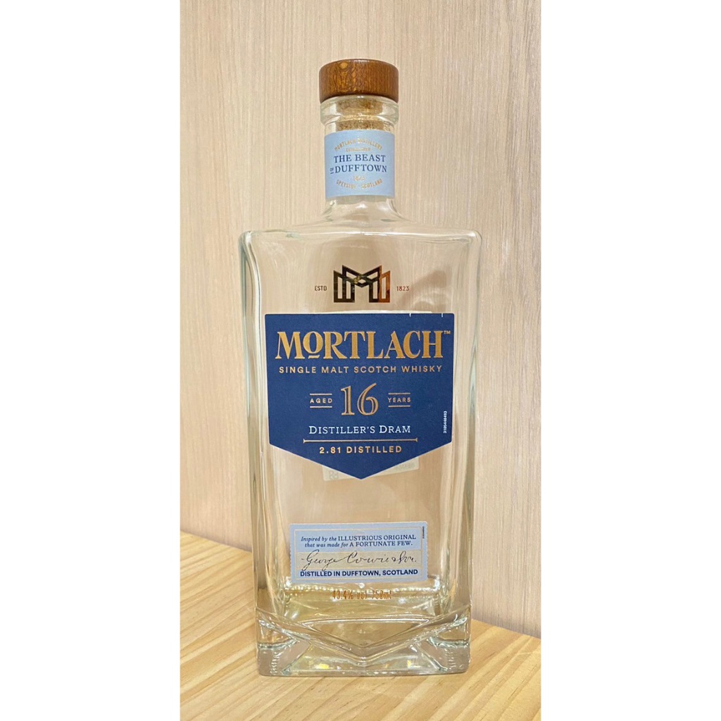 魔法小屋🏡 空瓶 空酒瓶 Mortlach 慕赫 16年 單一純麥威士忌750ml 收藏