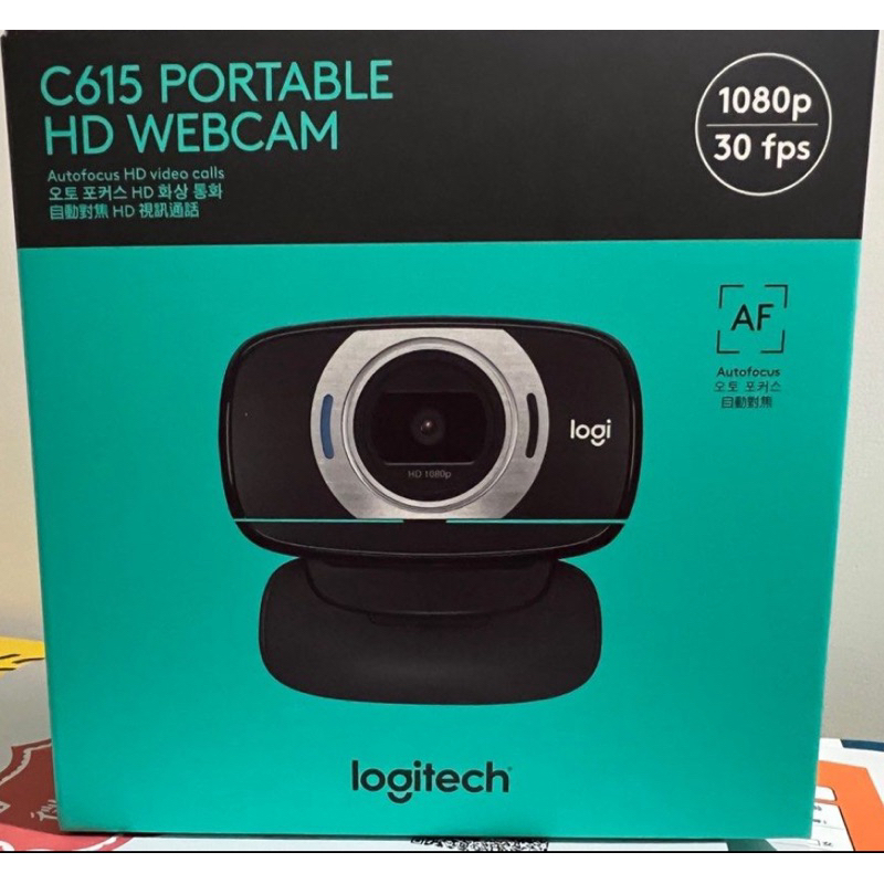 羅技 logitech C615網路攝影機PROTABLE HD WEBCAM