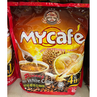 咖啡樹牌檳城白咖啡四合一（榴槤風味）/三合一/二合一600g(40gx15份）