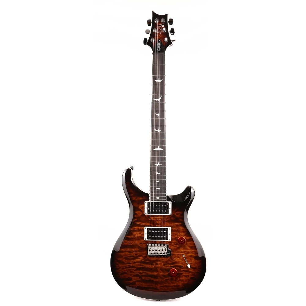 PRS SE Custom 24 Quilt 電吉他 Black Gold Burst 黑金漸層塗裝 【民風樂府】