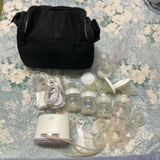PHILIPS AVENT電動手動擠奶器包組二手
