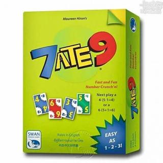 數字急轉彎 英泰中版 7 Ate 9【卡牌屋桌上遊戲】