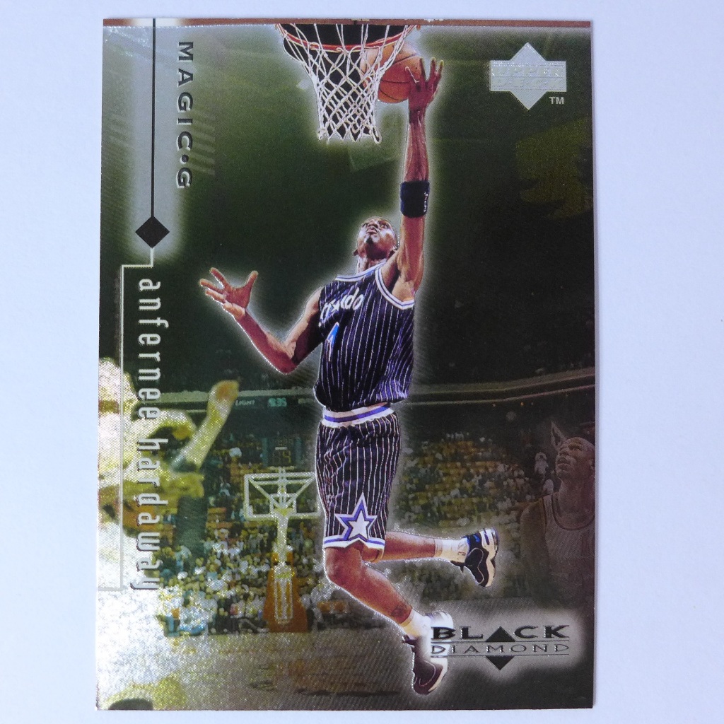 ~Anfernee Hardaway/Penny哈德威~魔術隊/一分錢 1999年UD BLACK.NBA金屬設計籃球卡