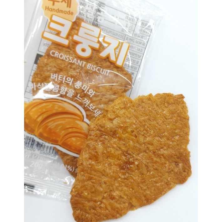 妮妮塔✨韓國代購/預購 🇰🇷 扁扁的可頌餅乾🥐