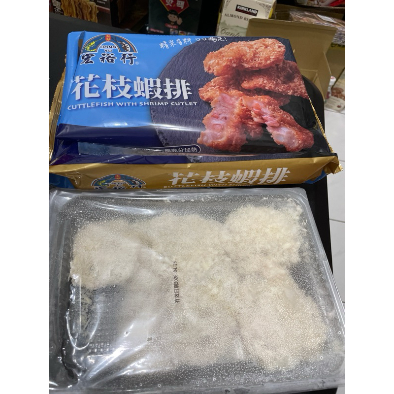 宏裕行 冷凍花枝蝦排1公斤（低溫配送）#128592