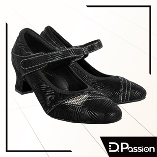 【美佳莉D.Passion】摩登舞鞋 4326 黑閃羊 1.8吋 羊皮系列