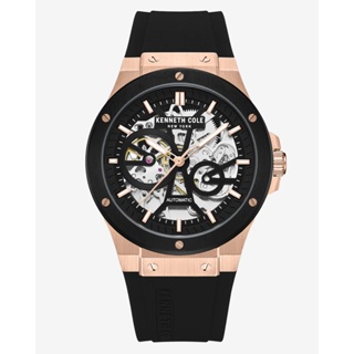 Kenneth Cole ❘美國紐約品牌 鏤空機械不銹鋼腕錶-KCWGR0033503