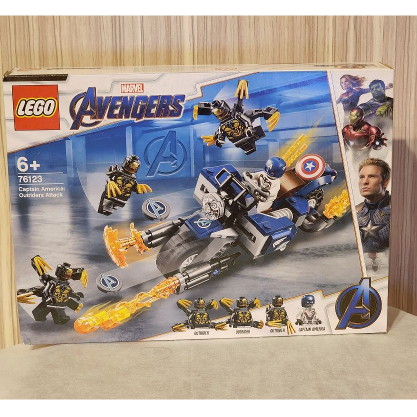 LEGO 76123 美國隊長重機 Marvel Avengers 漫威  Avengers Captain Ameri