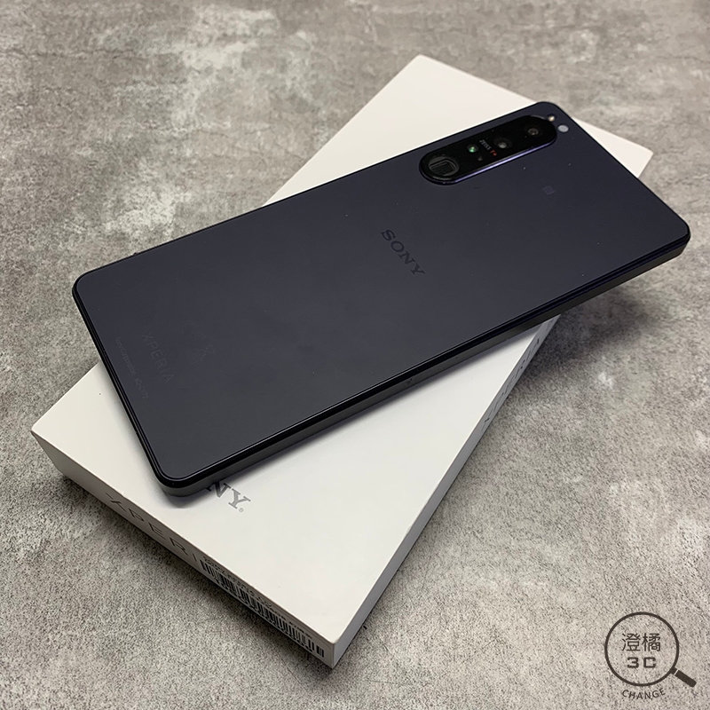 『澄橘』SONY XPERIA 1 IV 12G/256G 256GB (6.5吋) 紫 二手《歡迎折抵》A66744