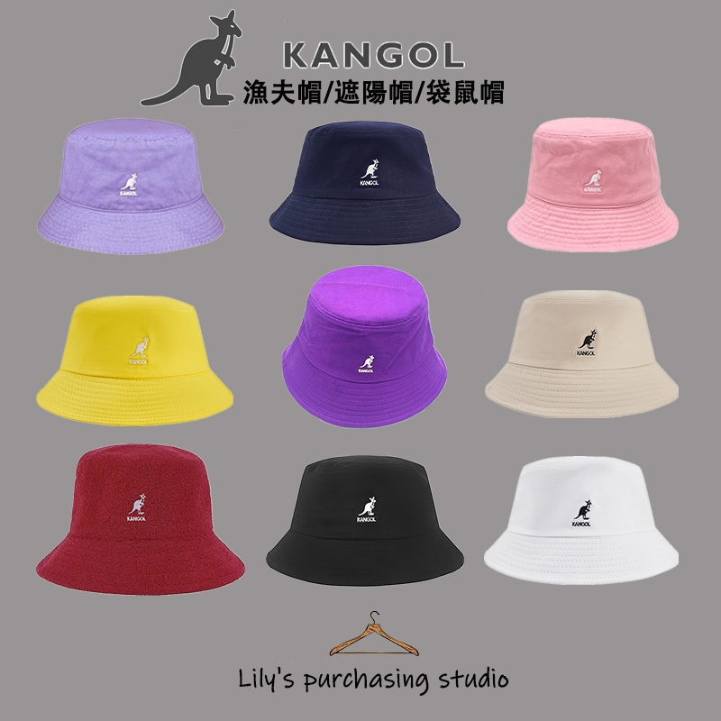 【KANGOL】kangol 帽子❤ KANGO漁夫帽 WASHED BUCKET HAT 老帽 遮陽帽 盆帽 袋鼠帽